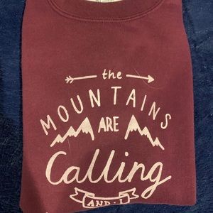 Maroon Crewneck Sweater